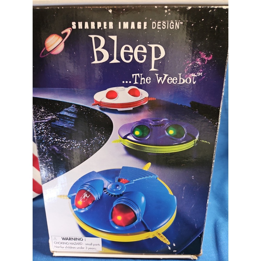 BLEEP Robot Weebot Electronic Pet Vintage Y2K Sharper Image NEW